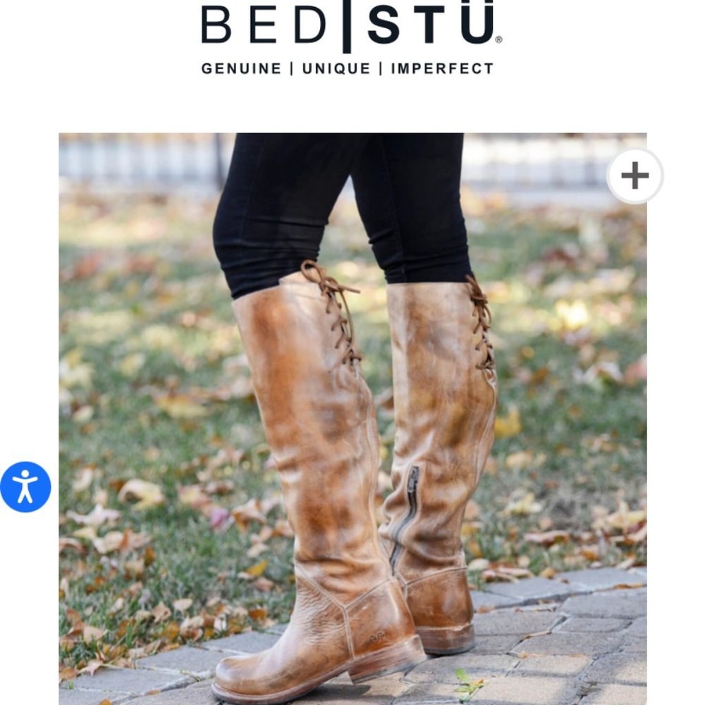 NWT BED STU Manchester II Tan Rustic White BFS Size 8.5